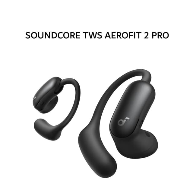 ANKER SOUNDCORE TWS AEROFIT 2 PRO LDAC OPEN EAR BLUETOOTH 6.1 - A3875 - BLACK