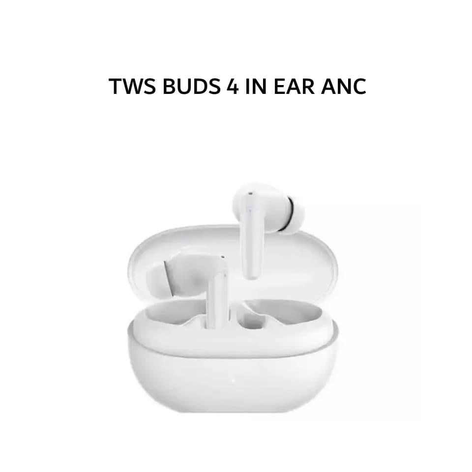 TECNO TWS BUDS 4 IN EAR ANC - WHITE