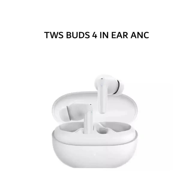 TECNO TWS BUDS 4 IN EAR ANC - WHITE