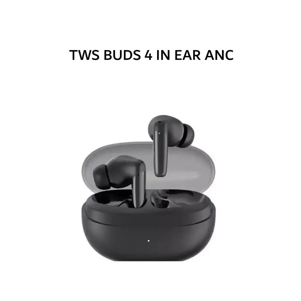 TECNO TWS BUDS 4 IN EAR ANC - BLACK