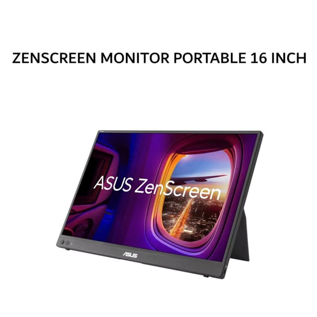 ASUS ZENSCREEN MONITOR PORTABLE 16 INCH ZENSCREEN MB16NCG IPS WQXGA 1600P 5MS 155HZ HDR10 MINI HDMI+USB-C TILT 3Y
