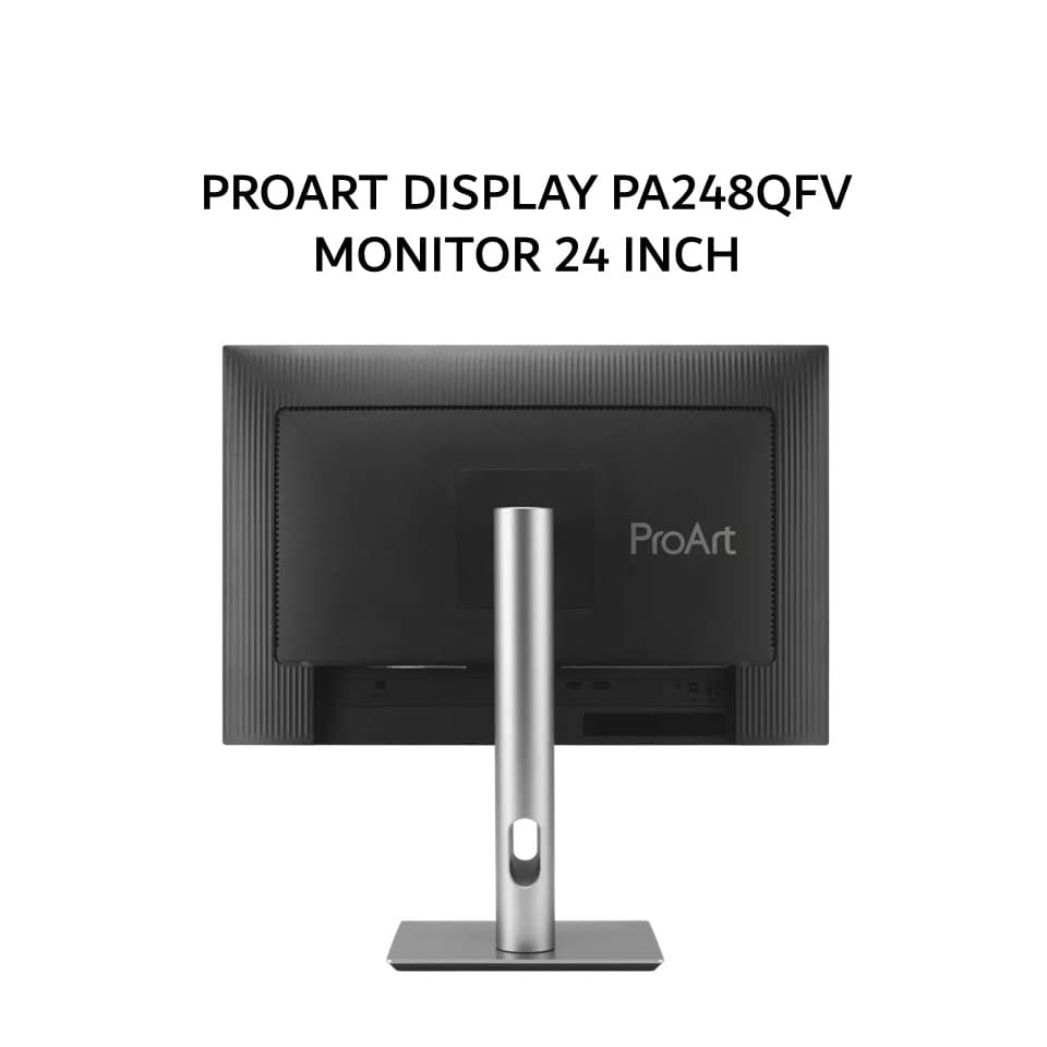 ASUS MONITOR 24 INCH PROART DISPLAY PA248QFV IPS WUXGA 1200P 5MS 100HZ HDR10 HDMI+DP USB-C SPEAKER DELTA E2 ERGONOMIC 3Y
