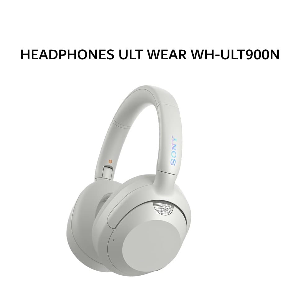 SONY ULT WEAR WH-ULT900N / WH ULT900N BLUETOOTH HEADPHONES ANC - OFF WHITE